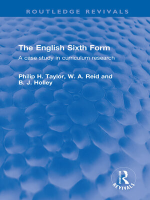 cover image of The English Sixth Form